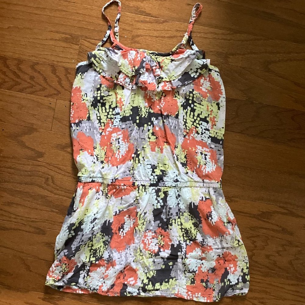 Hang Ten Geometric Print Mini Sun Dress